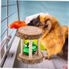 Supvox 2-Piece Wooden Chew Toys for Rabbits and Hamsters view 2