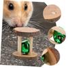 Supvox 2-Piece Wooden Chew Toys for Rabbits and Hamsters view 4