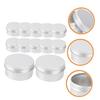 Healeved 12-Piece Reusable Aluminum Cream Jars, 80 ml, Leakproof, Compact Travel Containers for Creams and Butters view 2