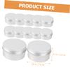 Healeved 12-Piece Reusable Aluminum Cream Jars, 80 ml, Leakproof, Compact Travel Containers for Creams and Butters view 3