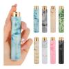 TMAOZW Portable Mini Perfume Atomizer Bottle with Marble Pattern, Refillable, Pink 12 ml view 2