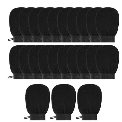 Rordigo 20-Piece Korean Exfoliating Bath Glove Set, 150D Viscose Fiber, 14 x 21 cm