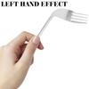 Anneome 2-Piece Angled Stainless Steel Fork Set with Comfortable Elbow Grip view 4