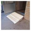 2–6 in. High Wooden Threshold Ramp for Doors, Steps, Wheelchairs and Vehicles, 300 kg Capacity (30.8 × 30 × 9 cm) view 1