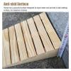 2–6 in. High Wooden Threshold Ramp for Doors, Steps, Wheelchairs and Vehicles, 300 kg Capacity (30.8 × 30 × 9 cm) view 2