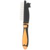 Orange Dog Hair Comb with Ergonomic Design, Stainless Steel, 1 Pc. view 1