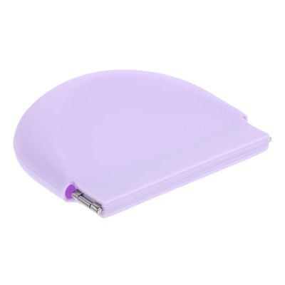 Portable Silicone Denture Case, Lavender, for Travel