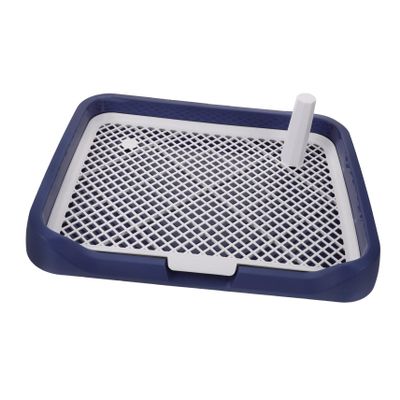 Kisangel Indoor Dog Toilet with Mesh Drain, Non-Slip, Blue