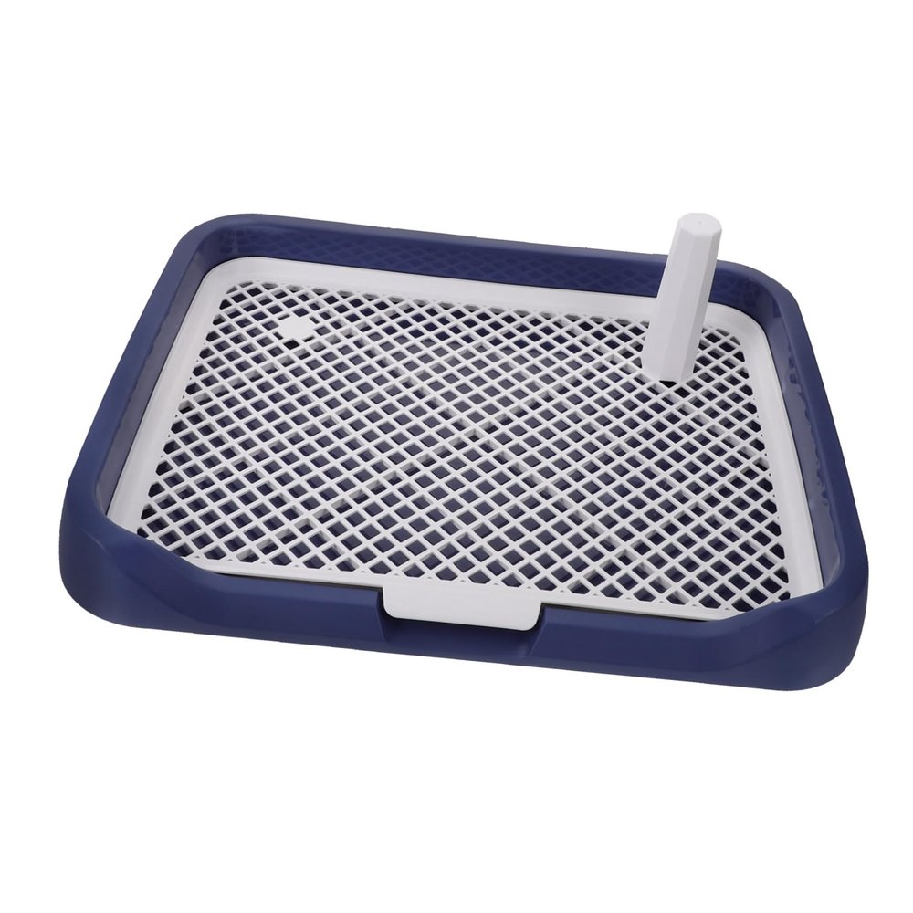 Kisangel Indoor Dog Toilet with Mesh Drain, Non-Slip, Blue