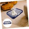Kisangel Indoor Dog Toilet with Mesh Drain, Non-Slip, Blue view 2