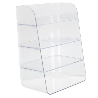 Plastic Cosmetic Storage Box for Vanity and Bathroom