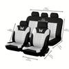 NURCIX Car Seat Cover Set, Compatible with Jaguar I-PACE, Complete Set, 1-Red view 2