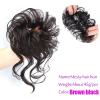 Messy Bun Hairpiece with Wispy Strands view 2