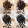 Messy Bun Hairpiece with Wispy Strands view 4