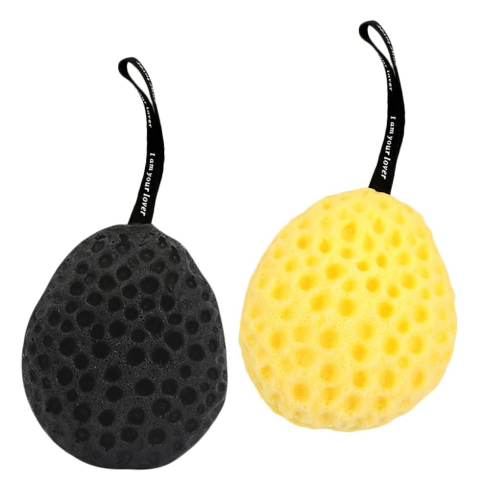 MAGICLULU 2-Pack Honeycomb Shower Sponges