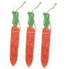 BESPORTBLE 3-Piece Carrot-Shaped Chew Toy for Small Pets view 1