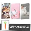 BESPORTBLE 3-Piece Carrot-Shaped Chew Toy for Small Pets view 3