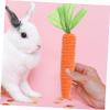 BESPORTBLE 3-Piece Carrot-Shaped Chew Toy for Small Pets view 4