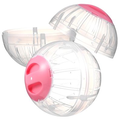 BESPORTBLE 2-Piece Transparent Hamster Exercise Balls with Ventilation for Small Pets