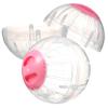 BESPORTBLE 2-Piece Transparent Hamster Exercise Balls with Ventilation for Small Pets view 1