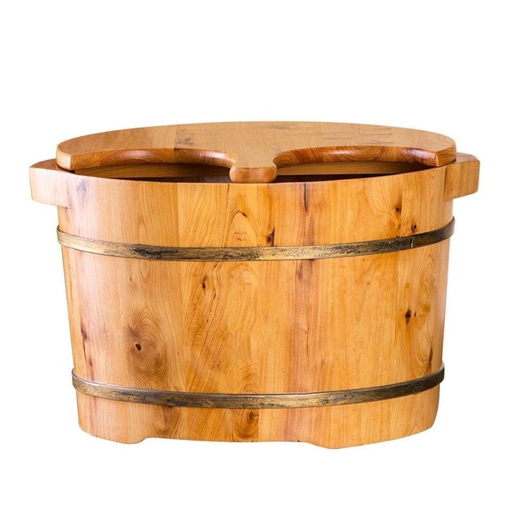 ASerZenith Wooden Foot Bath for Home Use