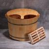 ASerZenith Wooden Foot Bath for Home Use view 3