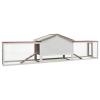 Chaduof Rabbit Hutch, Mocha, 310 x 70 x 87 cm, Solid Pine and Fir Wood view 4