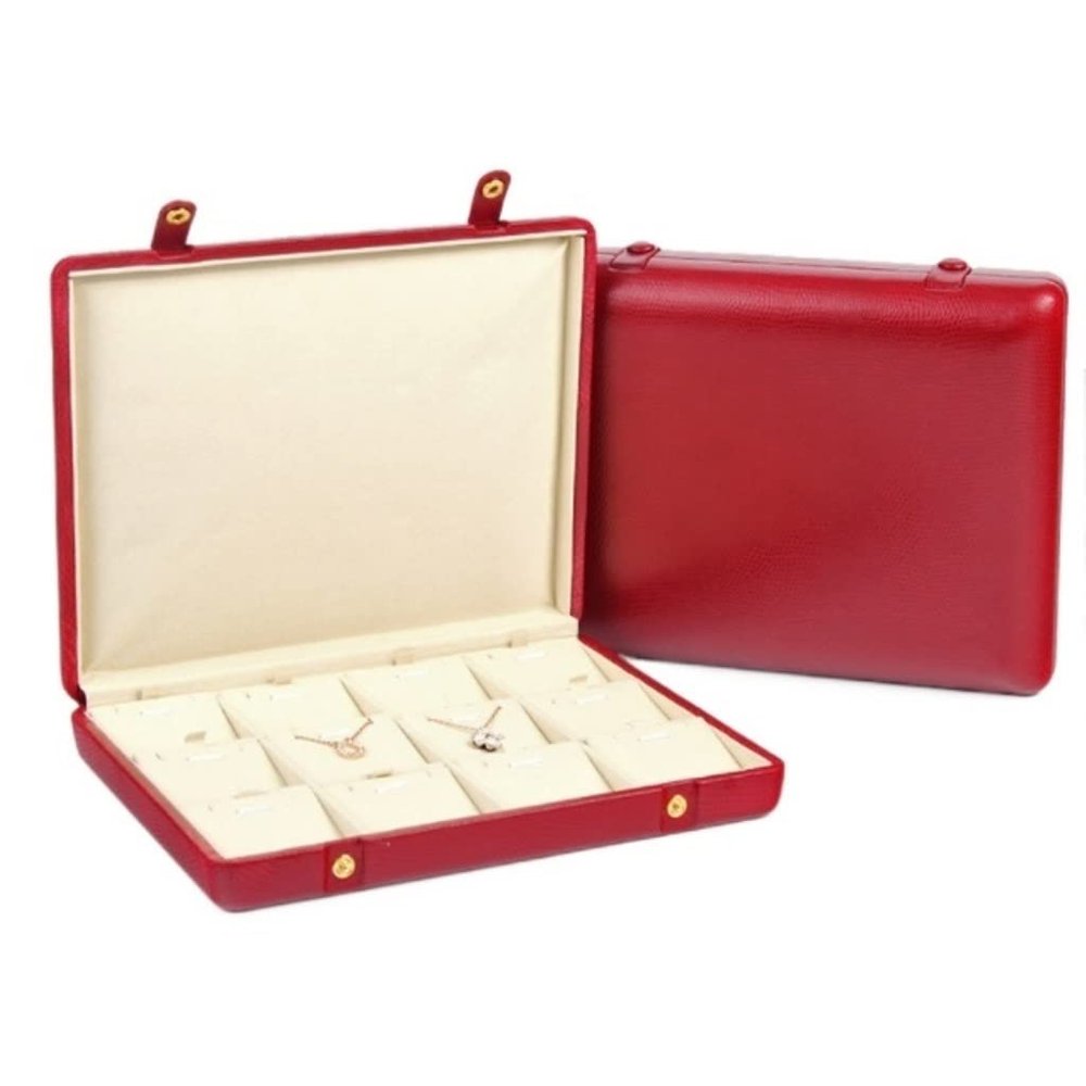 LIUNJHUY Leather Jewelry Organizer Box