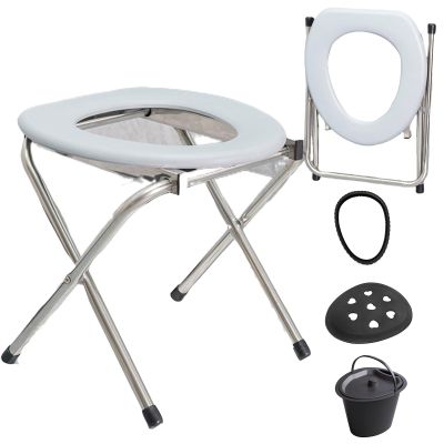 Mobile Multifunctional Toilet Chair for Over the Toilet