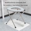 Mobile Multifunctional Toilet Chair for Over the Toilet view 2