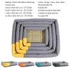 Paowsietiviity 3-Pack Washable Cooling Mat for Pets, Foldable, Portable, Breathable, Yellow, M view 2