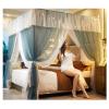 Luxury Decorative 4-Poster Bed Canopy with Breathable Mosquito Net view 2