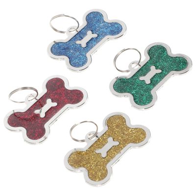 INOOMP 4-Pack Dog ID Tags