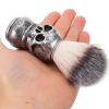 Stainless Steel Shaving Bowl and Brush Set, Silver view 4
