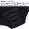 CSGTUO Reusable Incontinence Underwear for Women, 4-Layer Breathable Leakproof High-Waisted Panties, L, Black view 4