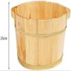 ASerZenith Solid Wood Foot Bath Basin view 2