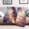PAZZK Elephant Soft Flannel Fleece Blanket for Children and Adults, Four-Season Throw for Bed or Couch, 130 x 180 cm view 2