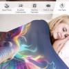PAZZK Elephant Soft Flannel Fleece Blanket for Children and Adults, Four-Season Throw for Bed or Couch, 130 x 180 cm view 3