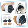 3 Pairs of Wear-Resistant PU and Fabric Heel Cushions for Shoes view 3