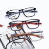 Viseng 3-Pack Reading Glasses, Sporty Rectangular Design, Large Frame, Blue-Light Filtering, 1.0 view 3