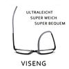 Viseng 3-Pack Reading Glasses, Sporty Rectangular Design, Large Frame, Blue-Light Filtering, 1.0 view 4
