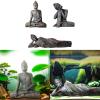 Mllepjdh Buddha Statue Aquarium Ornament view 2