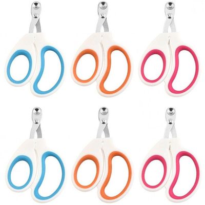 AMOYER 6-Piece Pet Nail Clipper Set for Cats and Small Dogs