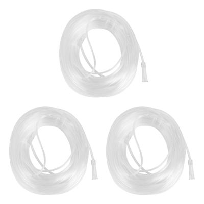 ISTOVO 3-Pack 8 m Soft Nasal Oxygen Tubing for Oxygen Concentrators