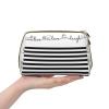 Leather Cosmetic Bag with Cute Farm Dog Print, Travel Organizer, One Size view 4