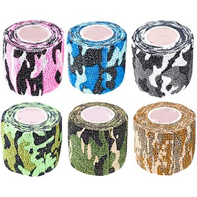 ISTOVO 6 Roll Wrap Tape Bulk (Assorted & Camouflage Colors)