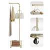 LCEVCQCQ Multifunctional Rolling Garment Rack view 4