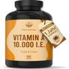 TRUE NATURE Vitamin A Retinol (10,000 IU) 365 Tablets (3,000 g) view 1