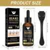 Beard Growth Kit with Beard Roller and Serum view 2