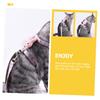 BESPORTBLE Adjustable Cat Harness Set with Breathable Fabric and Rabbit Pattern view 4